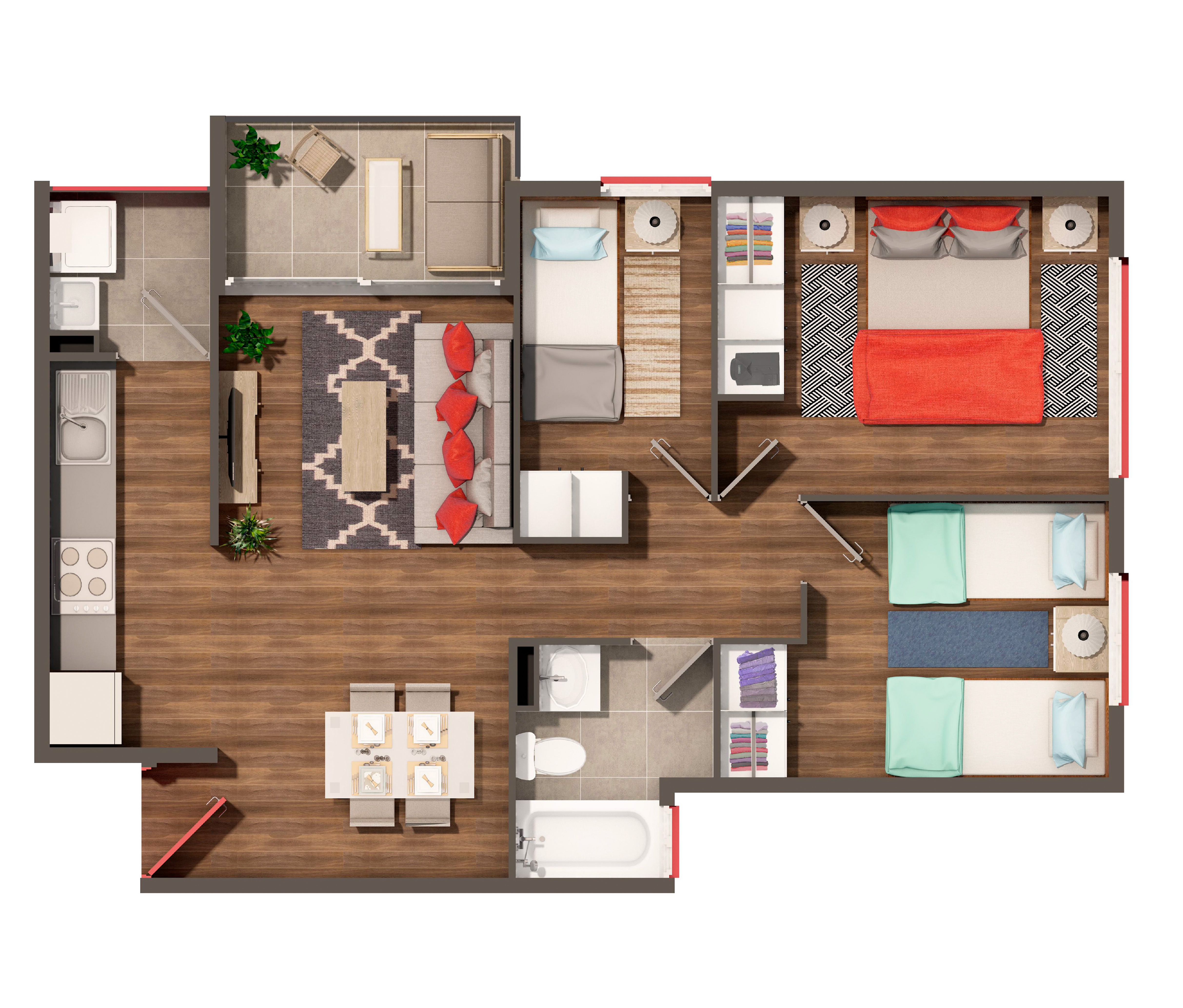 Departamento Amancay (3-A)